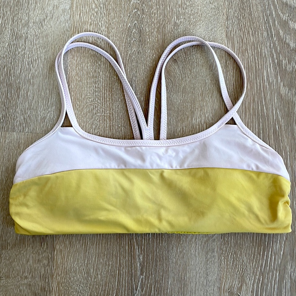 Athleta Swim chroma cross strap bikini top